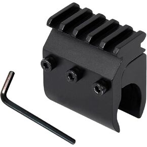 Flashlight/Laser Sight Barrel Clamp Mount Weaver Base Adapter