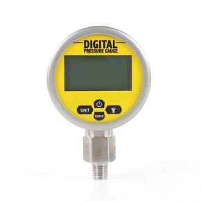 10000 PSI Digital Hydraulic Pressure Gauge Pressure Sensor 1/4-Inch NPT Connector Base Entry 700BAR/70Mpa 3.15" Dial Size