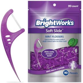 Soft Slide Flossers - for Tight Spaces and Extra Comfort with Fresh Mint - 270 Count
