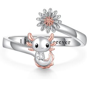 Guinea Pig Ring 925 Sterling Silver Adjustable Guinea Pig Open Ring Guinea Jewelry Gifts for Women