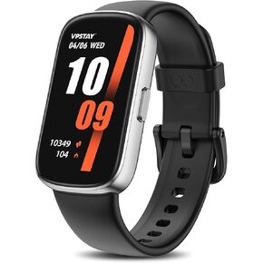 Fitness Tracker Watch with 24/7 Heart Rate Sleep Blood Oxygen Monitor, IP68 Waterproof Smart Watch, Step Calorie Counter Pedometer Health Activity Trackers and SmartWatches for Men Women