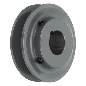 uxcell BK36-1 1/8 V-Belt Sheave 1-1/8"Bore 3.75"OD Single Groove Web Sheave Bored-to-Size Sheave, Cast Iron, Belt Section for 3L or B Belt