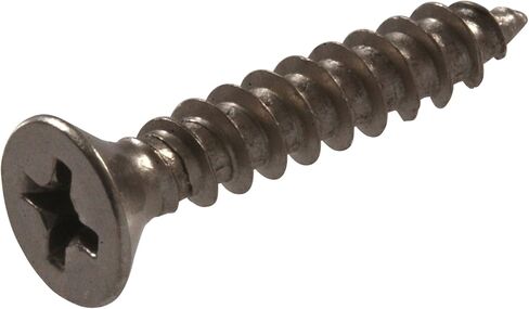 852783 مسامير مفصلية - 9 × 1 "رأس مسطح فيليبس ورقة المسمار المعدني - ساتان نيكل الانتهاء in Saudi Arabia