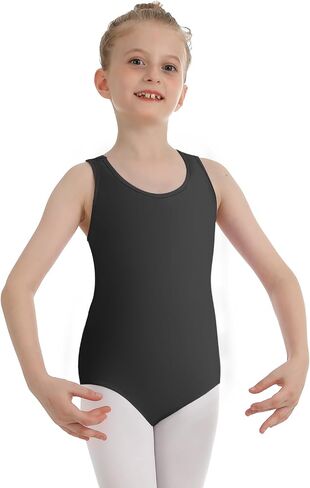 Phineein Girls Gymnastics Leotards Crisscross Back - Kids Sleeveless Ballet Dance Fancy Crossover Leotard in Kuwait