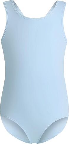 Phineein Girls Gymnastics Leotards Crisscross Back - Kids Sleeveless Ballet Dance Fancy Crossover Leotard in Kuwait