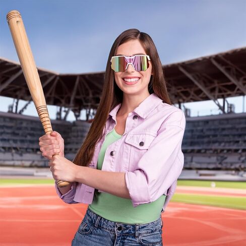 نظارات شمسية رياضية مستقطبة للرجال والنساء ، نظارة شمسية للبيسبول UV400 شباب ركوب الدراجات في الكرة الأرضية B0206 in Kuwait