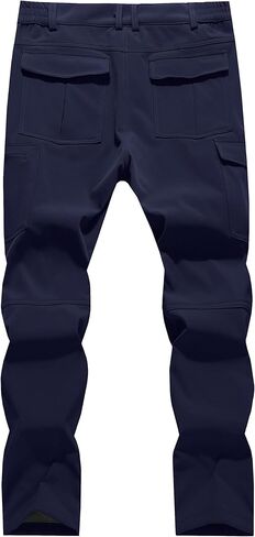 صوف الرجال مبطنة في الهواء الطلق سراويل المشي لمسافات طويلة مضاد للماء ناعمة الثلج المعزول التزلج على الجليد الشتاء التخييم السراويل الصيد in Kuwait