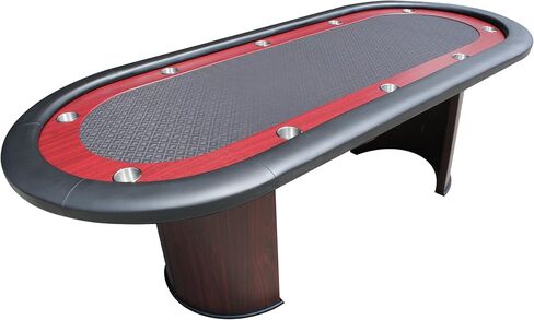 IDS Online Poker 96" Luna Poker Table Black in Saudi Arabia