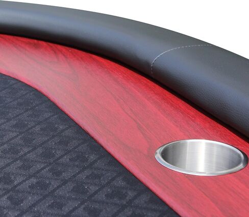 IDS Online Poker 96" Luna Poker Table Black in Saudi Arabia