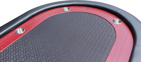 IDS Online Poker 96" Luna Poker Table Black in Saudi Arabia