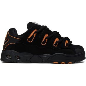 Osiris Men's D3 OG Skate Shoe, Black/Black/Orange, 10