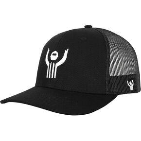 | Premium Lifestyle Football Referee Hat | Official Logo | Black w/White | Adjustable Snapback | Professional