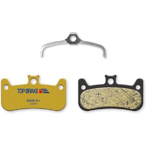 TOP BRAKE Disc Bike Brake Pads for Formula Cura 4 (Premium E+ (E-Bike Compound) -Gold)