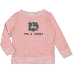 John Deere Women's French Terry Crew