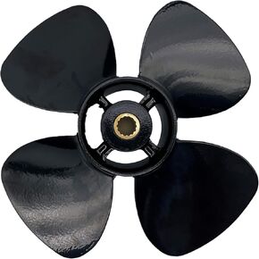 الألومنيوم 4 شفرات المروحة الخارجية قارب الدعامة 10X7 الملعب لاستبدال ميركوري/Tohatsu 9.9/15/20HP/MFS9.9/15/18/20