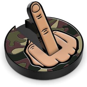 Ultimate Middle Finger Camo Golf Ball Marker with Magnetic Hat Clip | Alignment Ball Mark | Funny Golf Accessories - Great Gift for Golf Lovers Golf Cap Premium Gifts - Golf Enthusiasts Gifts