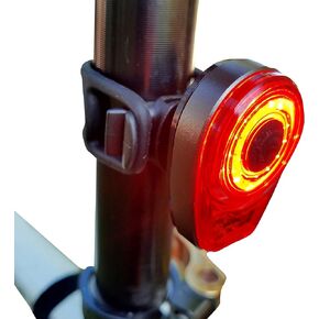 Bright Eyes Taillight - USB Rechargeable with Extreme Bright COB Technology - 6 Modes (3 Brightness Levels) - No Tools - Install On Bicycle, Helmet, or Clip on Clothing for Safety