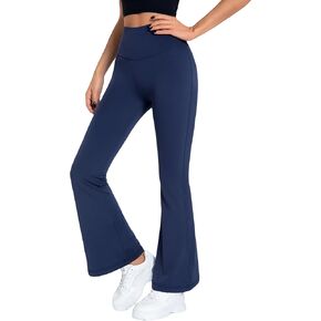Women's High Waisted Flare Leggings with Tummy Control, Running Workout Yoga Pants Casual Bootcut Pants