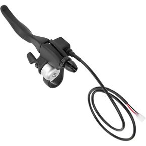 Pissente Brake Level with Bell, 8.5in Electric Scooter Brake Handle Scooter Handlebar Brake Level Replace with for 8.5in Scooter with 22mm Handle Diameter and Wire Pull Brake