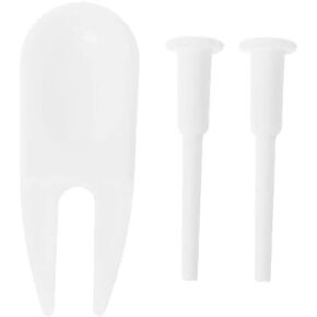 3Pcs/Bag Ball White Fitness Exercise Ball Air Stopper Plug Pin Adapter Kit, Exercise Ball Plug Replacement Kit Exercise Balls and Accessories in Kuwait