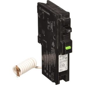 SCHNEIDER ELECTRIC 120-Volt 20-Amp HOM120AFI Miniature Circuit Breaker 120V 20A