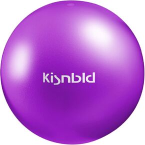 Small Exercise Ball, 9 Inch Mini Pilates Ball, Anti Burst and Slip Resistant Mini Yoga Ball for Stability, Fitness, Physical Therapy（Pink5）