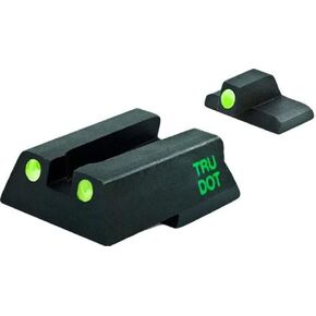 Mepro Tru-Dot tritium night sights compatible with H&K 45 45C P30 VP9 SFP9 (Not for VP2020) green dots glow on sight self illuminated Meprolight fixed metal sights