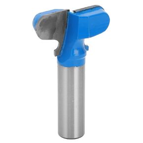 Drawer Pull Router Bit, 1/2in Shank Tungsten Steel Alloy PTFE Coating Woodworking Router Bit Cutter Portable Finger Pull Router Bit for Carpentry Wood Grooving Processing