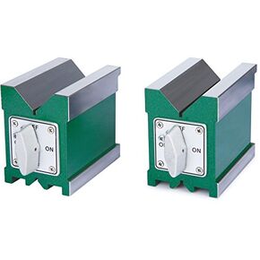 INSIZE 6889-2 Magnetic V-Blocks, 3.9" x 2.8" x 3.7", Pair