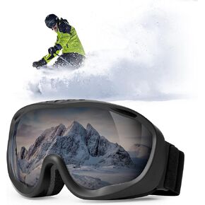 نظارات AKASO للتزلج ، نظارات التزلج على الجليد-مضاد للضغط ، حماية 100 ٪ للأشعة فوق البنفسجية ، العدسات الكروية ذات الطبقات المزدوجة للبالغين والشباب in Kuwait