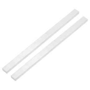 uxcell Square Aluminum Flat Bar, 2Pcs 1/4" Thickness 3/4" Width 12" Length Square Aluminum Bar 6063 Aluminum Flat Plate, 6 x 20 x 305mm Solid Mill Stock