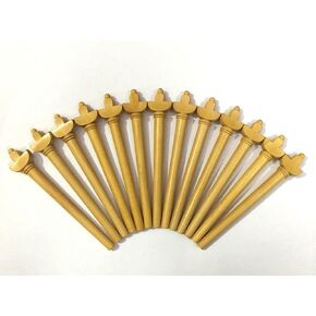 BOXWOOD LUTE PEGS 1 set (13 Pieces), SHAFT 75 x 7.5 x 5.5 MM (Model No- L-20)