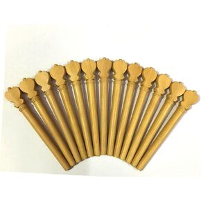 BOXWOOD LUTE PEGS 1 set (13 Pieces), SHAFT 70 x 8 x 6 MM Model - LF01