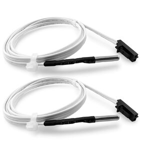 2Pcs Prusa MK3s+ Thermistor, 3D Printer NTC 100K 3950 Prusa MK3 Thermistor, Prusa i3 mk3s+ Hotend Thermistor Compatible for E3D Prusa i3 MK3 MK3+ Prusa MK3S Prusa Mini 3D Printer Hotend,