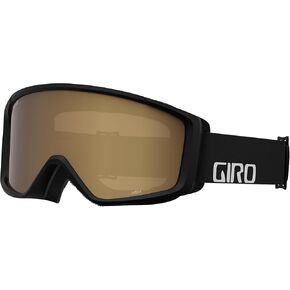 Giro Index 2.0 OTG Ski Goggles - Snowboard Goggles for Men, Women & Youth - Black Wordmark Strap with Amber Rose Lens