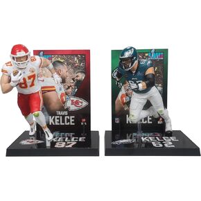 McFarlane Travis Kelce/Jason Kelce(Chiefs/Eagles) NFL 7" Figure 2-Pack
