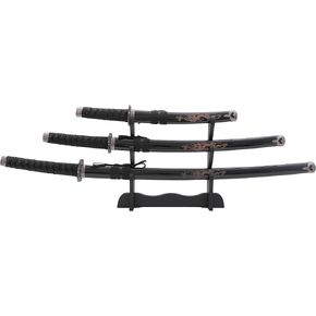 Lavish Home 3-Piece Samurai Sword Set