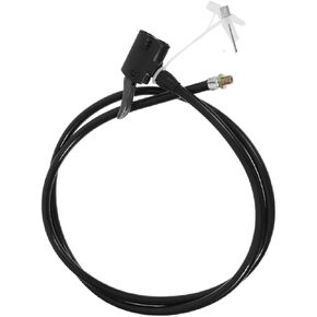 Pump Tire Inflator Replacement Hose Air Pump Accessories Bike Inflation Hose Air Chuck Adapter Air Compressor Hose Air Compressors Inflator Connecting Plastic Black