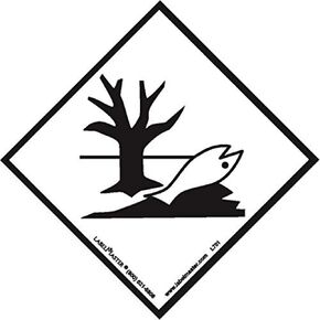 Labelmaster L701 Environmentally Hazardous Substance Markings, 100 mm x 100 mm, Paper (Pack of 500)