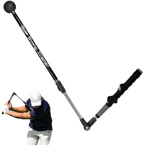 Golf Swing Trainer aid - Golf Training aid to Improve Hinge, Forearm Rotation, Shoulder turna and Grip.Portable Collapsible Swing Trainer Equipped with Golf Grip Trainer
