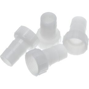 Plastic Hose Barb Fitting 5/8" Hose ID 1/2" GTH Female Barb Fitting Plastic 4 Pcs