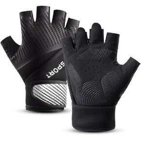 DOMAVER Cycling Gloves for Men and Women, Breathable Professional Exercise Gloves for Workout, Cycling, Exercise, Training, Pull ups, Fitness, Climbing and Rowing