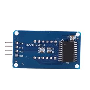 Acouto Pmod 7 Segment Led Digital Display 4-Digit 7-Segments Module Brightness Tm1637 Display