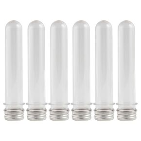 6pcs Shoelace Storage Tube Test Tube Sample Tube Plastic Tie Organizer Transparent Tie Tube Travel Storage Supplies Transparent Shoelace Tubes Shoelace Jar Sneaker Laces Case
