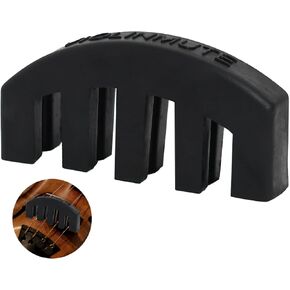 Rubber Violin Practice Mute Set,Black Violin Mute 4/4 Claw Style for 4/4 Violin, Reduce Practice Viola Violin Sound Silencer Fit for Violin Mute 4/4 Size Beginner Violin