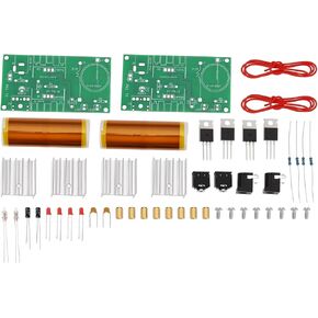 Create idea 2set Coil Speaker DIY Mini Transformer Kit DC 15-24V 15W Compatible with Tesla Coil Plasma Speaker Wireless Transmission Compatible with Tesla Coil Module Soldering Project Unassembled
