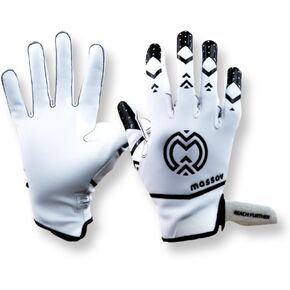 ALLSZN All Season All Weather Men's Football Receiver Gloves - Superior Grip Even When Wet - Essential Football Gear for Men
