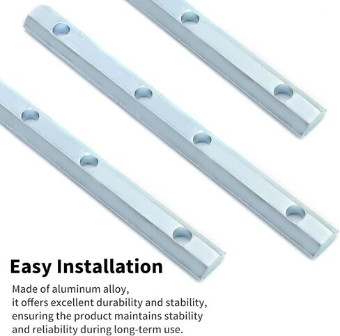 UOIENRT 24 قطعة من موصل مستقيم لربط لوحة قوس الزاوية، 4040 ملحقات فتحة T-Slot V مع براغي لقطع غيار إطار الطابعة ثلاثية الأبعاد من الألومنيوم 4040 (الطول 18 مم) in Kuwait