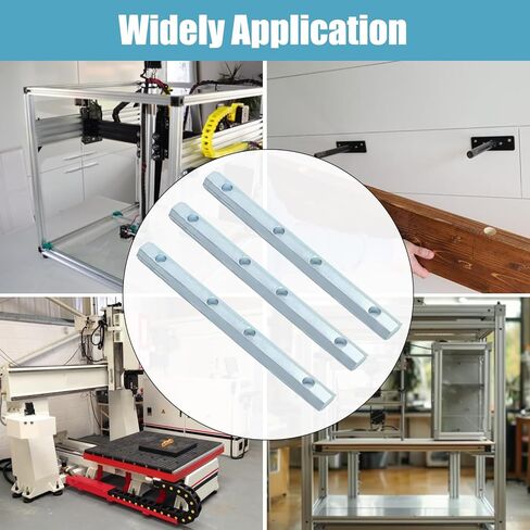 UOIENRT 24 قطعة من موصل مستقيم لربط لوحة قوس الزاوية، 4040 ملحقات فتحة T-Slot V مع براغي لقطع غيار إطار الطابعة ثلاثية الأبعاد من الألومنيوم 4040 (الطول 18 مم) in Kuwait