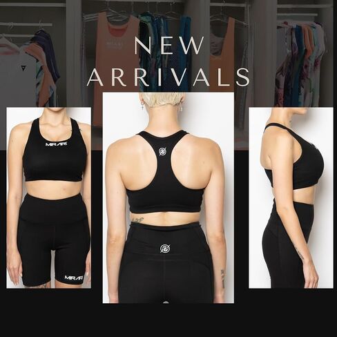 MIRARI Women Racerback Sports Bras - High Impact Workout Gym Activewear Bra in Saudi Arabia